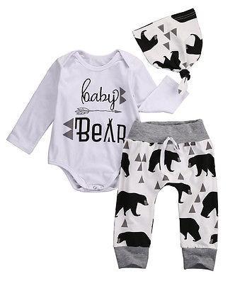 Baby bear 3pcs suit