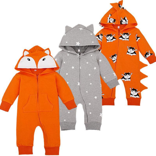 Cute 3D Fox Jumpsuit