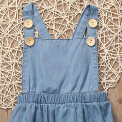 Denim playsuit