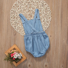 Denim playsuit