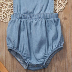 Denim playsuit