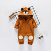 Beautiful Bear Hooded Jumpsuit