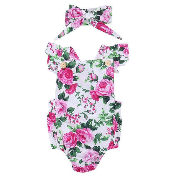 Floral Bow-knot Jumpsuit