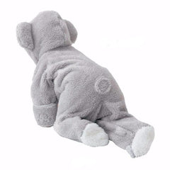 Baby Bear Coral Fleece Romper