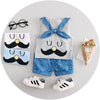 Funny Moustache 2 piece clothing set