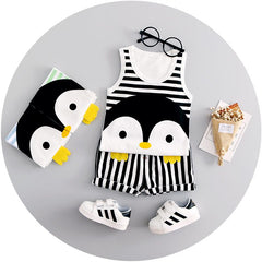 Lovely Penguin 2 piece clothing set