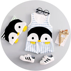 Lovely Penguin 2 piece clothing set