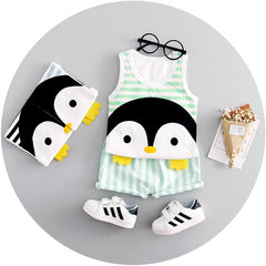 Lovely Penguin 2 piece clothing set