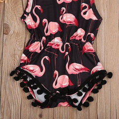 Flamingo 2pc jumpsuit