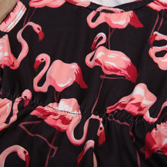 Flamingo 2pc jumpsuit