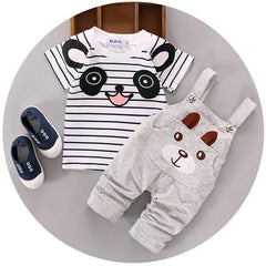 Cute Panda Dangaree Set