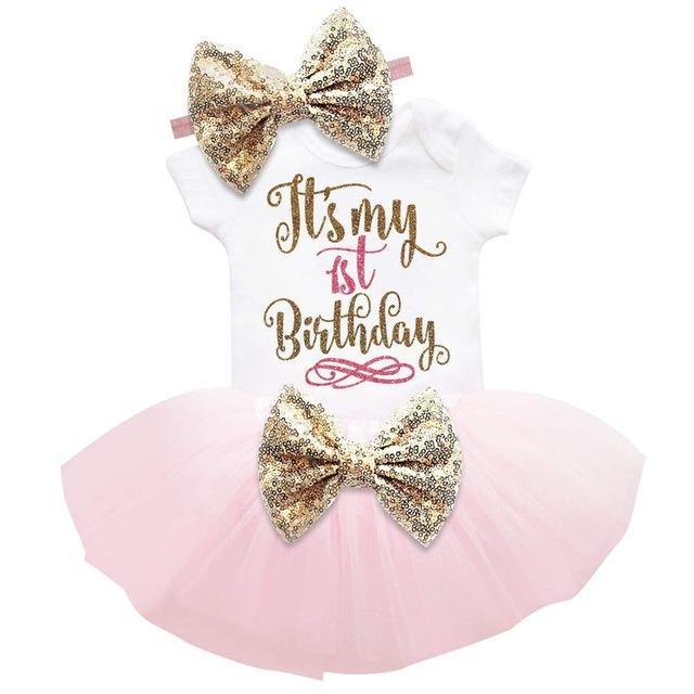 3pcs First Birthday Set