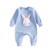 Funny Rabbit Applique Romper