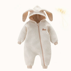 Charming bunny Ear Hooded Romper