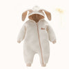 Charming bunny Ear Hooded Romper