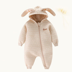 Charming bunny Ear Hooded Romper