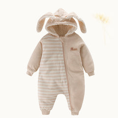 Charming bunny Ear Hooded Romper