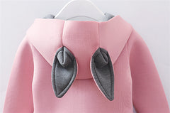 Charming Rabbit Ear Coat