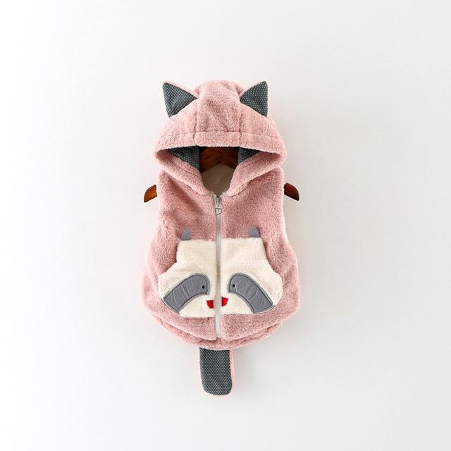 Cute Animal Plush Hoodie