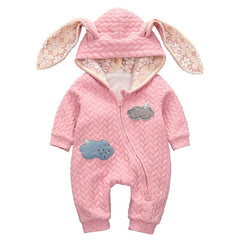 Charming Rabbit Ear Jumpsuit