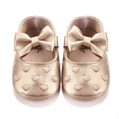 Stunning Love Embroidery Shoe for Baby Girl