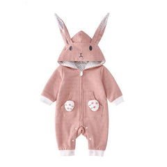 Adorable Bunny Hooded Bodysuit