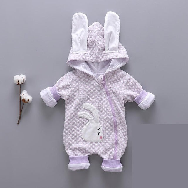 Charming Bunny Applique Bodysuit