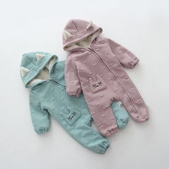 Baby Rompers Winter Thick Warm Jumpsuits