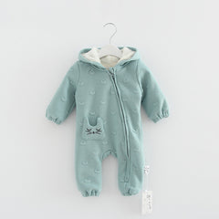 Baby Rompers Winter Thick Warm Jumpsuits